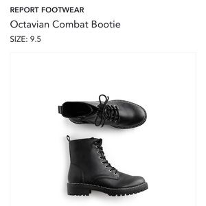 Brand New Report Footwear Octavian Combat Bootie